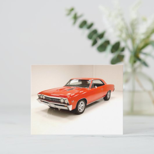 67' Chevy Chevelle Postkarte (Stehend Vorderseite)