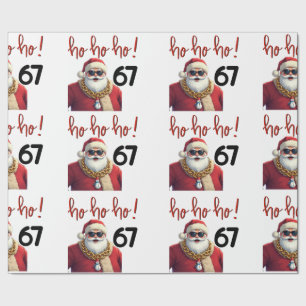 67 Chill Weihnachtsmann Christmas Santa Geschenkpapier