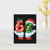 67 Christmas 67 Meme Gen Alpha Slang Candy Cane Xm Karte (Gelbe Blume)