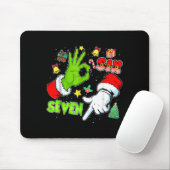 67 Christmas 6 7 Meme Elf Santa Pajamas Gen Alpha Mousepad (Mit Mouse)