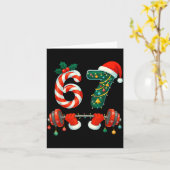 67 Christmas 6 7 Meme Gym Workout Fitness Men Wome Karte (Gelbe Blume)