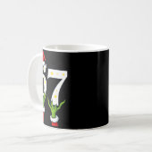 67 Christmas 6 7 Meme Hands Holiday Gen Alpha For Kaffeetasse (Vorderseite Links)