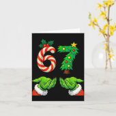 67 Christmas 6 7 Meme Hands Youth Gen Alpha For Ki Karte (Gelbe Blume)