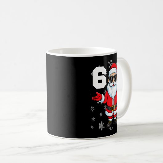 67 Christmas 6 7 Meme Pajamas 67 Bruh Slang Kaffeetasse (VorderseiteRechts)