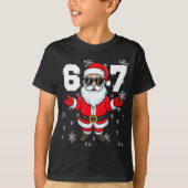 67 Christmas 6 7 Meme Pajamas 67 Bruh Slang T-Shirt (Vorderseite)