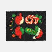 67 Christmas 6 7 Meme Pajamas Holiday Xmas  Fleecedecke (Vorderseite (Horizontal))