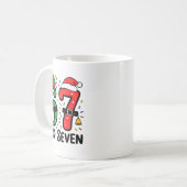67 Christmas 6 7 Meme Six Seven Xmas Kaffeetasse (Vorderseite Links)