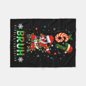 67 Christmas Bruh 6 7 Funny Meme Gift Teen Boys Gi Fleecedecke (Vorderseite (Horizontal))