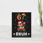 67 Christmas Bruh 6 7 Funny Meme Gift Teen Boys Gi Karte (Vorderseite)