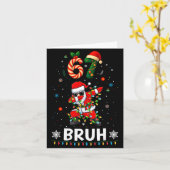 67 Christmas Bruh 6 7 Funny Meme Gift Teen Boys Gi Karte (Gelbe Blume)
