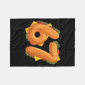67 Christmas Burger Shirt 6 7 Meme Funny 67 Hambur Fleecedecke (Vorderseite (Horizontal))