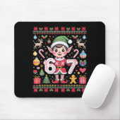 67 Christmas Elf Ugly Sweater Cute 6 7 Meme Xmas B Mousepad (Mit Mouse)