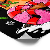 67 Christmas Funny 67 Brainrot Youth Kids Capybara Poster (Ecke)