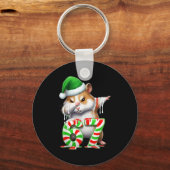 67 Christmas Funny 67 Brainrot Youth Kids Hamster Schlüsselanhänger (Vorderseite)