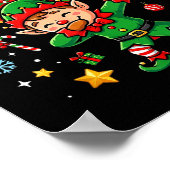 67 Christmas Funny 67 Meme Youth Kids Elf 67  Poster (Ecke)