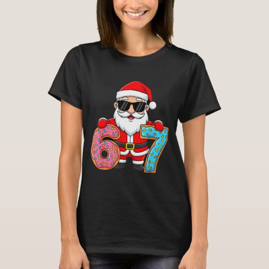 67 Christmas Funny 67 Meme Youth Kids Santa 67 T-Shirt (Vorderseite)
