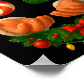 67 Christmas Funny 6 7 Meme Holiday Gen Alpha Slan Poster (Ecke)