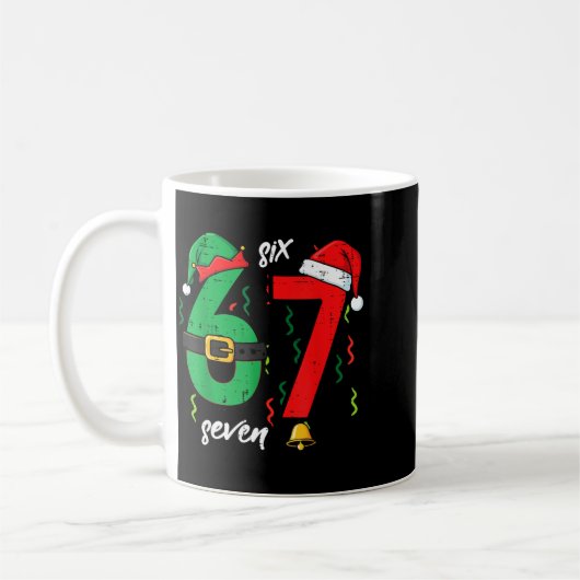 67 Christmas Funny 6 7 Meme Six Seven Xmas Boys Ki Kaffeetasse (Links)