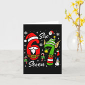 67 Christmas Funny 6 7 Meme Six Seven Xmas Boys Ki Karte (Gelbe Blume)