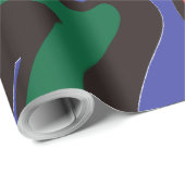 67 Christmas Funny Red & Green Wrapping Paper Geschenkpapier (Rolleneckpunkt)