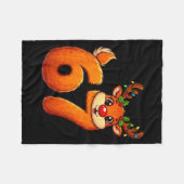 67 Christmas Funny Reindeer Bruh Meme Pajamas Wome Fleecedecke (Vorderseite (Horizontal))