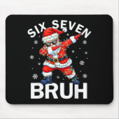 67 Christmas Funny Six Seven Bruh Meme Dabbing San Mousepad (Vorne)