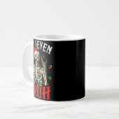 67 Christmas Funny Six Seven Bruh Meme Skeleton Sa Kaffeetasse (Vorderseite Links)