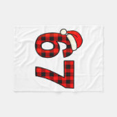 67 Christmas Funny Six Seven Meme Brainrot Plaid S Fleecedecke (Vorderseite (Horizontal))