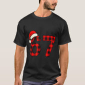 67 Christmas Funny Six Seven Meme Brainrot Plaid S T-Shirt (Vorderseite)