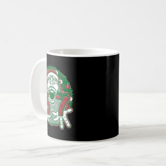 67 Christmas Funny Six Seven Meme Brainrot Santa C Kaffeetasse (Vorderseite Links)