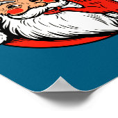 67 Christmas Funny Six Seven Meme Brainrot Santa C Poster (Ecke)