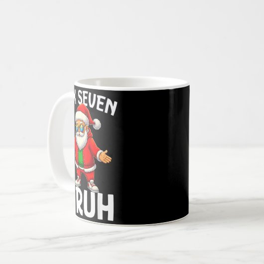 67 Christmas Funny Six Seven Meme Brainrot Santa K Kaffeetasse (Vorderseite Links)