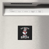 67 Christmas Funny Six Seven Meme Brainrot Snowman Magnet (In Situ (Geschirrspüler))