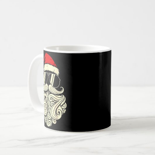 67 Christmas Funny Six Seven Meme Santa Face Shirt Kaffeetasse (Vorderseite Links)