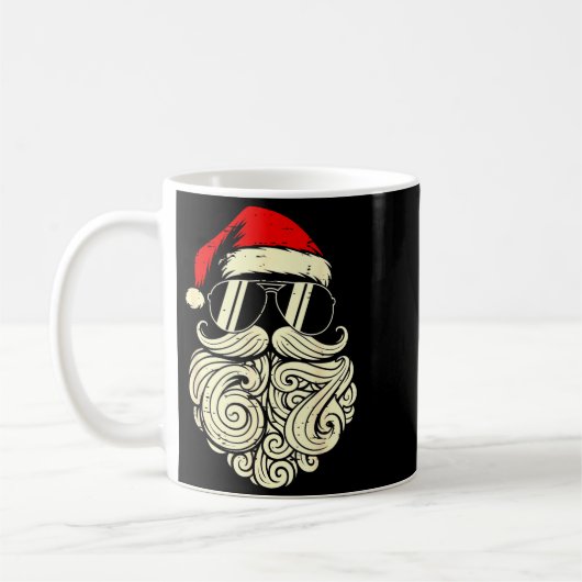 67 Christmas Funny Six Seven Meme Santa Face Shirt Kaffeetasse (Links)