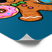 67 Christmas Gingerbread Six Seven Meme Gen Alpha  Poster (Ecke)