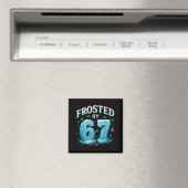 67 Christmas Ice Frost Cold 6 7 Internet Meme Xmas Magnet (In Situ (Geschirrspüler))