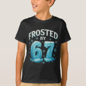67 Christmas Ice Frost Cold 6 7 Internet Meme Xmas T-Shirt (Vorderseite)