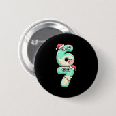 67 Christmas Kawaii Pastel Design  Button (Vorne & Hinten)