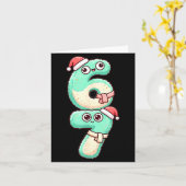 67 Christmas Kawaii Pastel Design  Karte (Gelbe Blume)