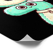 67 Christmas Kawaii Pastel Design  Poster (Ecke)