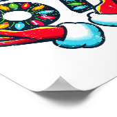 67 Christmas Lights Funny Christmas 6 7 Meme Xmas  Poster (Ecke)