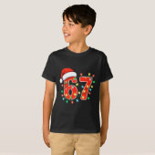 67 Christmas Lights Meme Saying 6 7 Costume Xmas L T-Shirt (Vorne ganz)