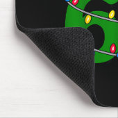 67 Christmas Meme Saying 6 7 Xmas Santa Claus  Mousepad (Ecke)