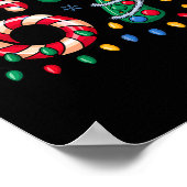 67 Christmas Meme Six Seven Xmas Funny Boys Girls  Poster (Ecke)