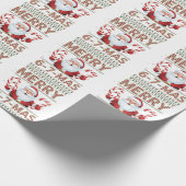 67 Christmas Merry 6 7 Mas Ugly Xmas Six Seven Geschenkpapier (Ecke)