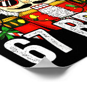 67 Christmas Nutcracker Bruh 6 7 Funny Christmas 6 Poster (Ecke)