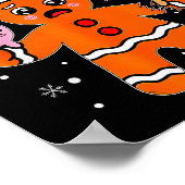 67 Christmas Oh Snap Gingerbread Man 6 7 Meme Xmas Poster (Ecke)