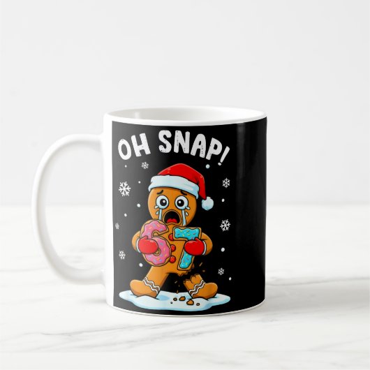 67 Christmas Oh Snap Gingerbreadman 6 7 Funny Meme Kaffeetasse (Links)