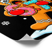 67 Christmas Oh Snap Gingerbreadman 6 7 Funny Meme Poster (Ecke)